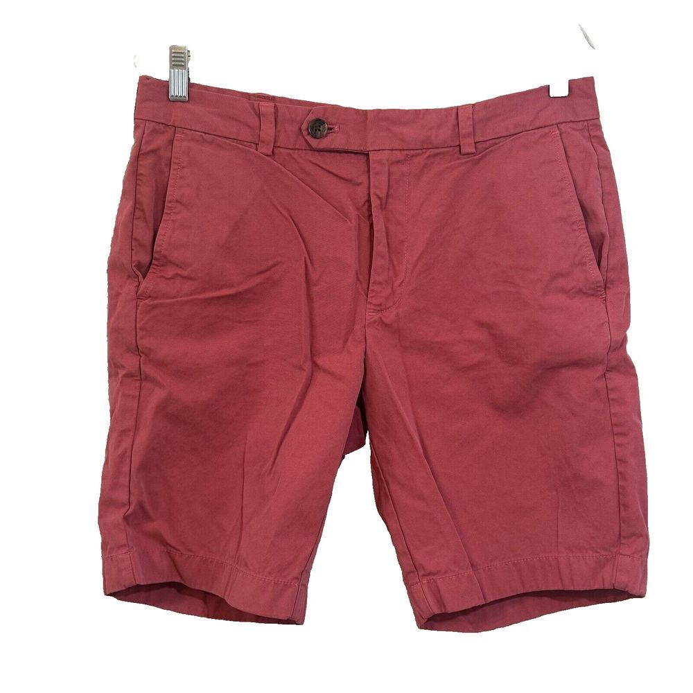 Brook‎ Brothers Men's Bermuda Pink Colored Shorts Size 33 with 9" Inseam